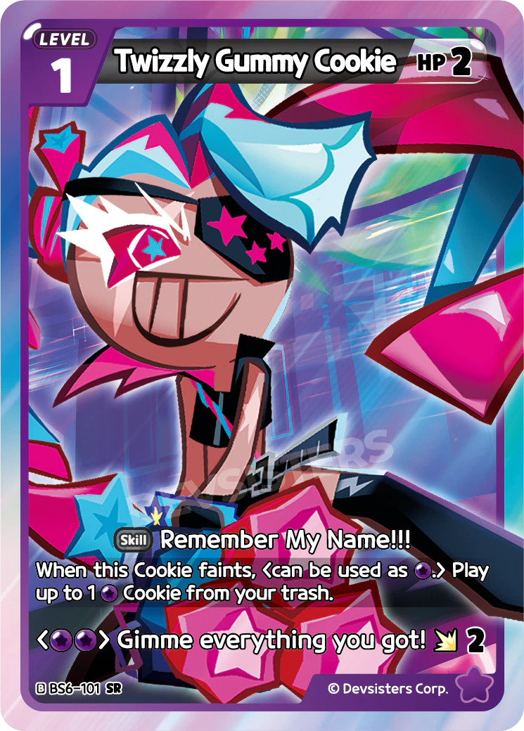 BS6-101 Twizzly Gummy Cookie [SR] Operation Timeguard
