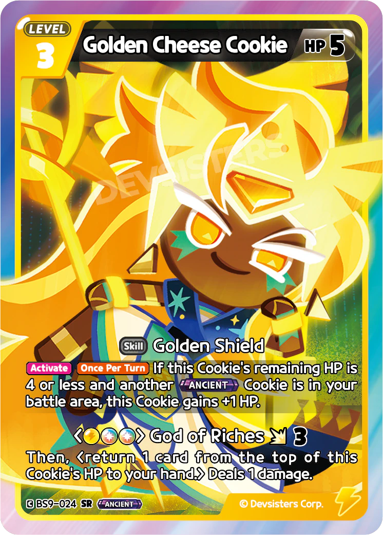 BS9-024 Golden Cheese Cookie [SR] A Game of Truth and Deceit
