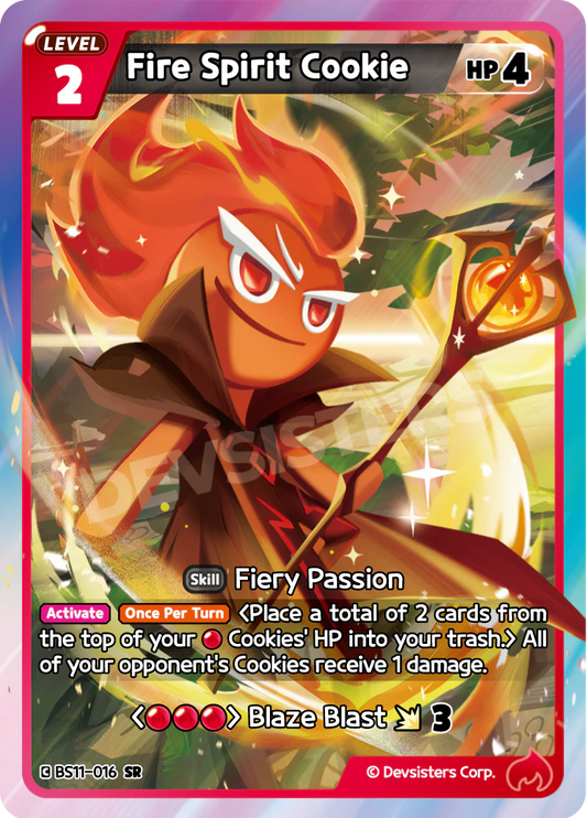 BS11-016 Fire Spirit Cookie [SR] The Dark Enchantress War