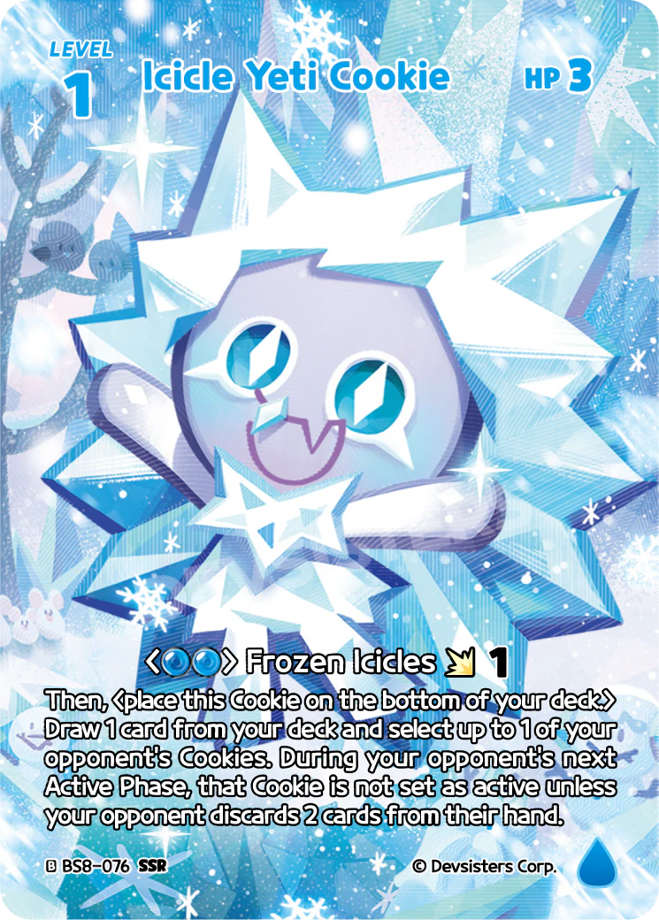 BS8-076 Icicle Yeti Cookie [SSR] A Game of Truth and Deceit