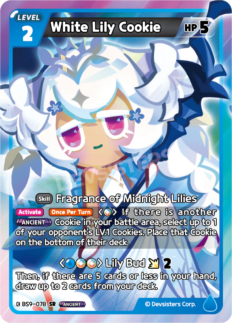 BS9-078 White Lily Cookie [SR] A Game of Truth and Deceit