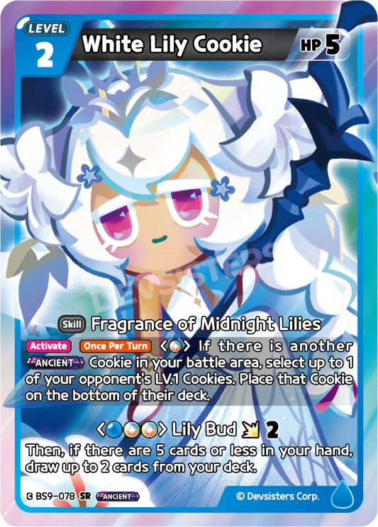 BS9-078 White Lily Cookie [SR] A Game of Truth and Deceit
