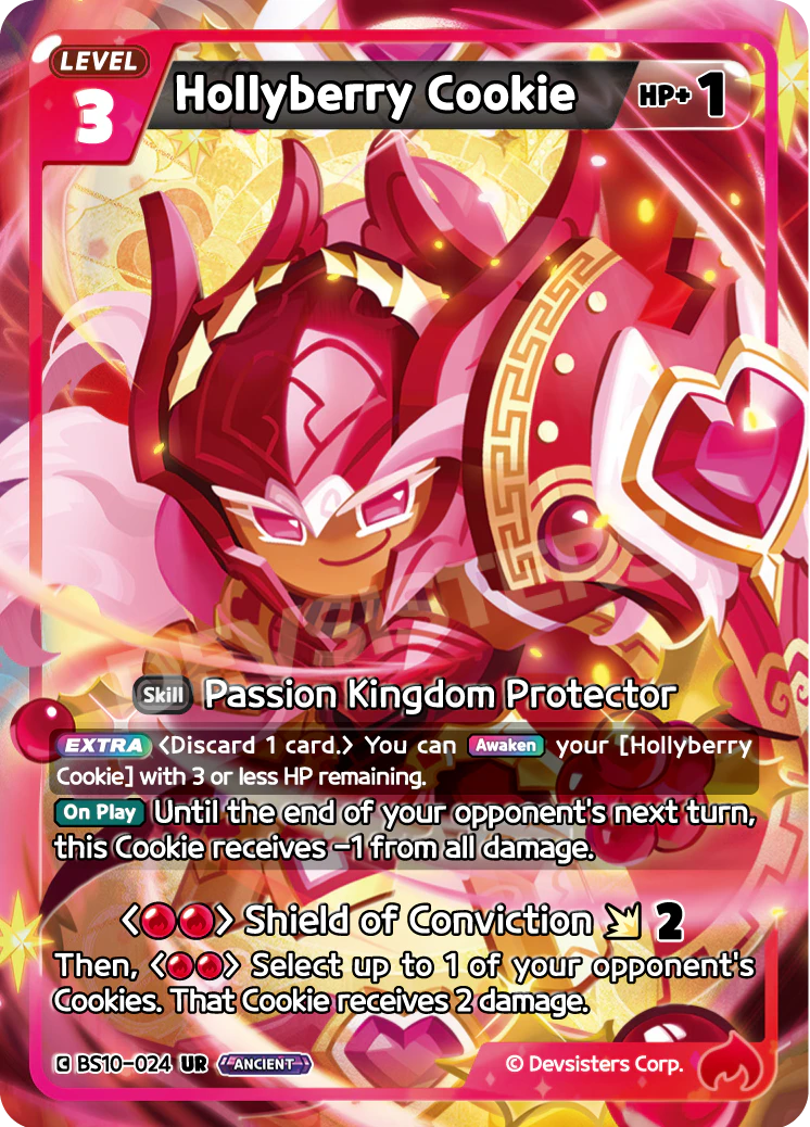 BS10-024 Hollyberry Cookie [UR] Paradise of Passion and Sloth & Silence of Conviction