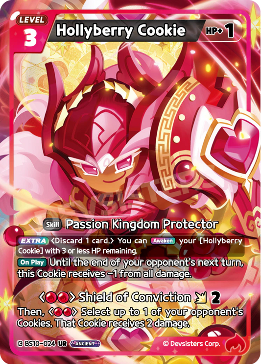 BS10-024 Hollyberry Cookie [UR] Paradise of Passion and Sloth & Silence of Conviction