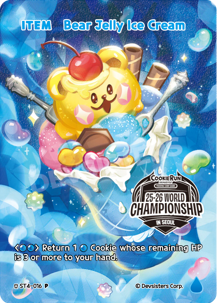 ST4-016 Bear Jelly Ice Cream [P] 2026 World Championship Exclusive Stamped