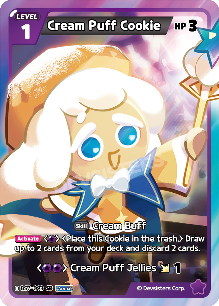 BS7-093 Cream Puff Cookie [SR] Arena of Glory