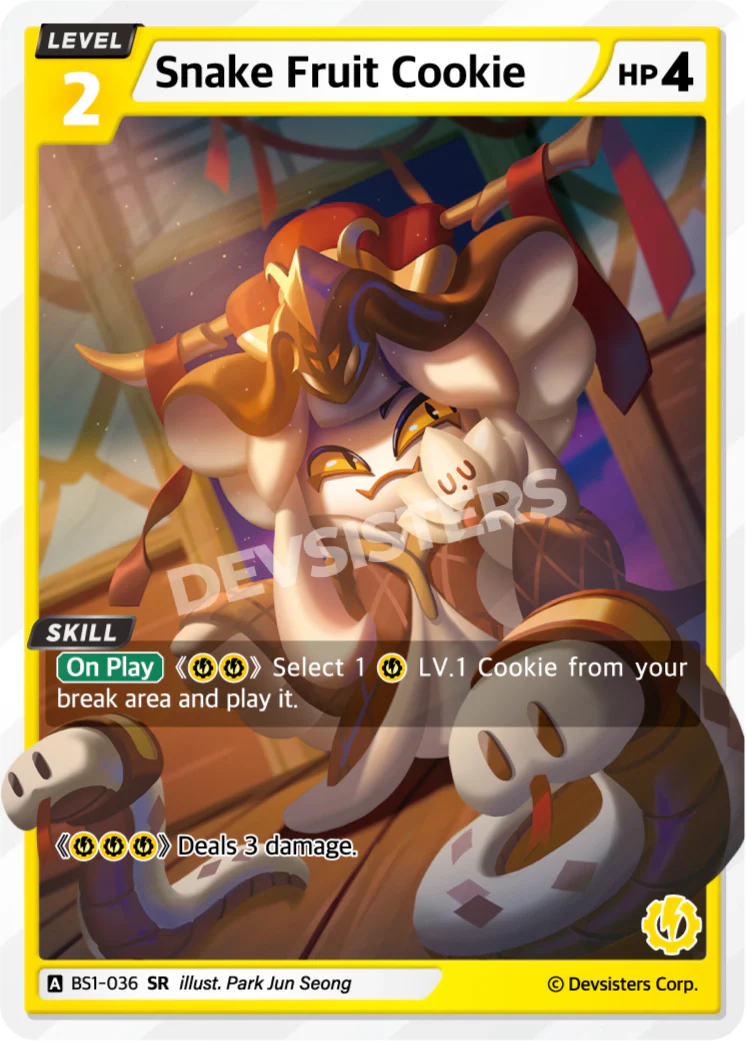 BS1-036 Snake Fruit Cookie [SR]
