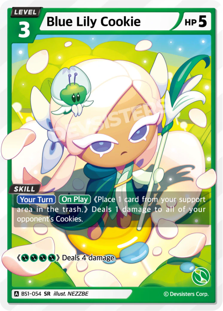 BS1-054 Blue Lily Cookie [SR]