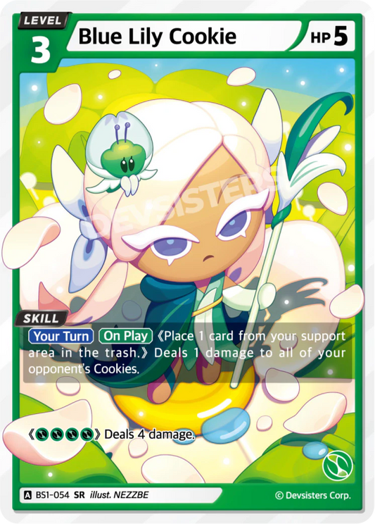 BS1-054 Blue Lily Cookie [SR]