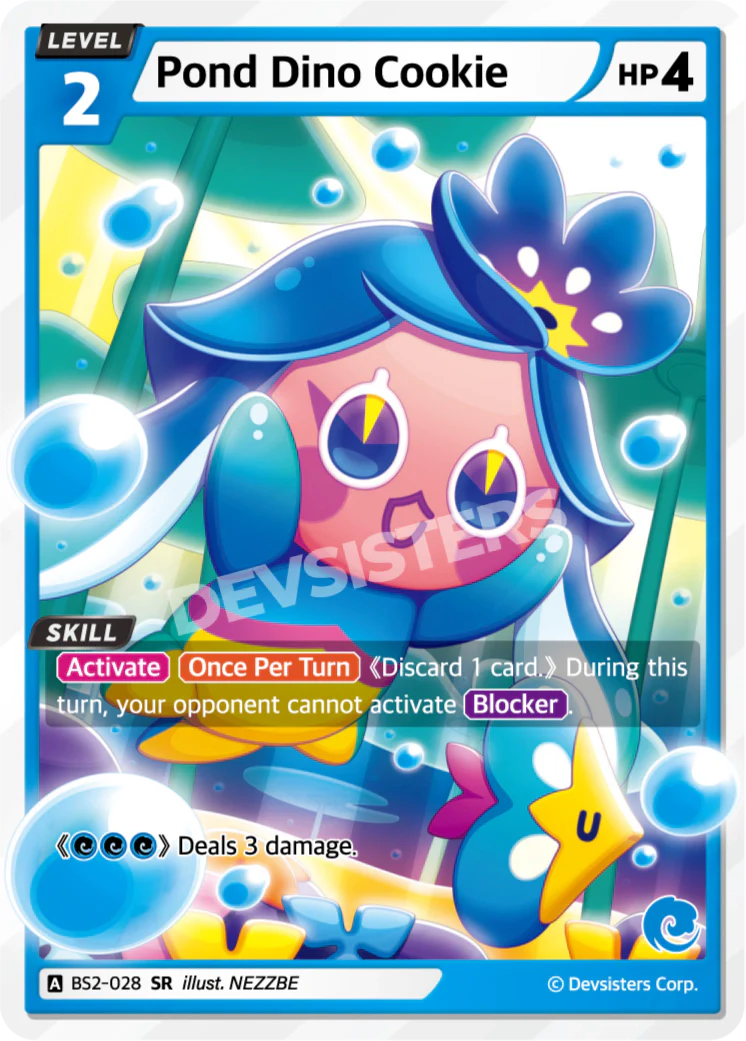 BS2-028 Pond Dino Cookie [SR]