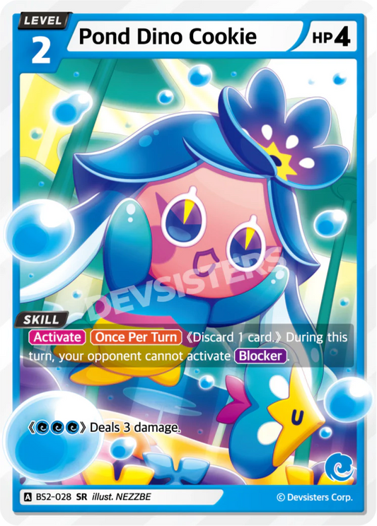 BS2-028 Pond Dino Cookie [SR]