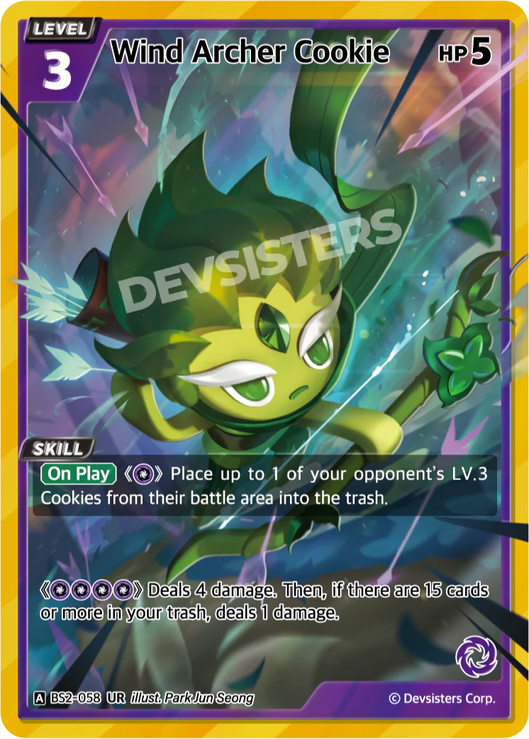 BS2-058 Wind Archer Cookie [UR]