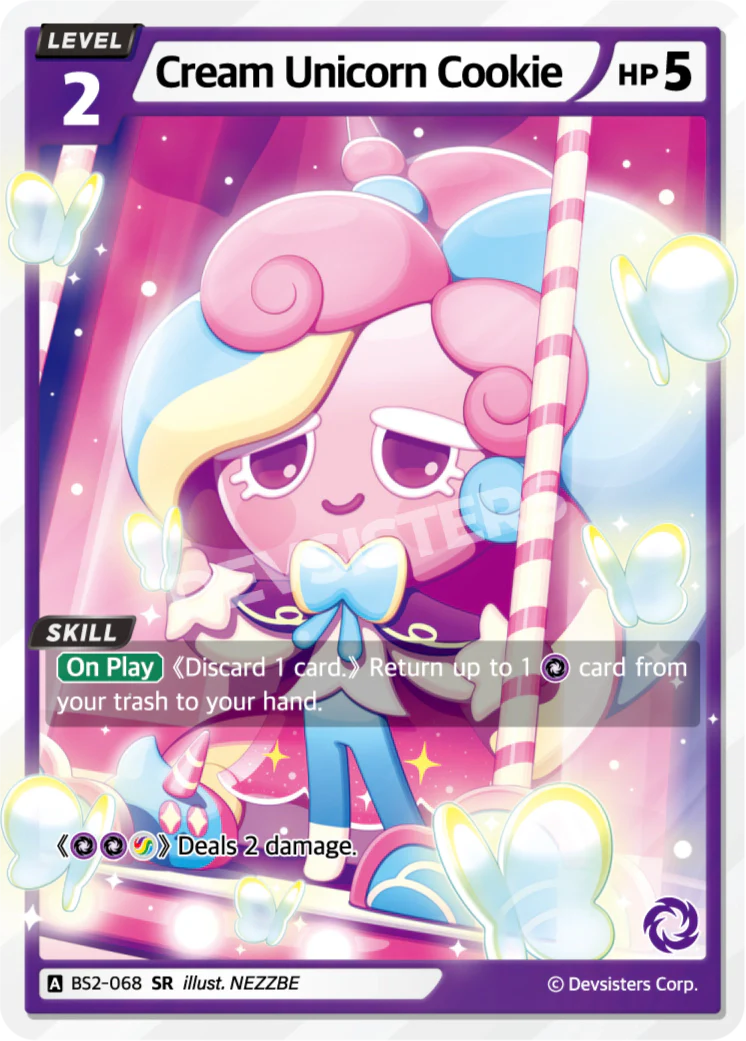 BS2-068 Cream Unicorn Cookie [SR]