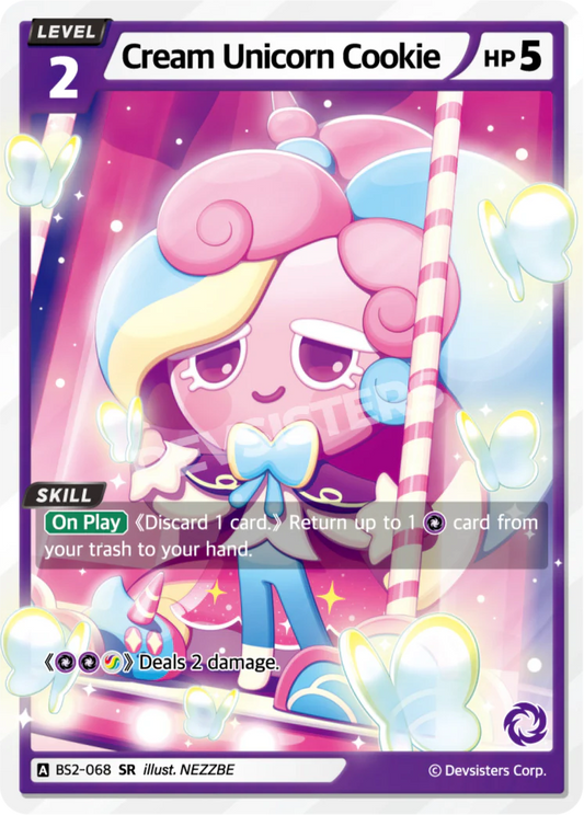 BS2-068 Cream Unicorn Cookie [SR]