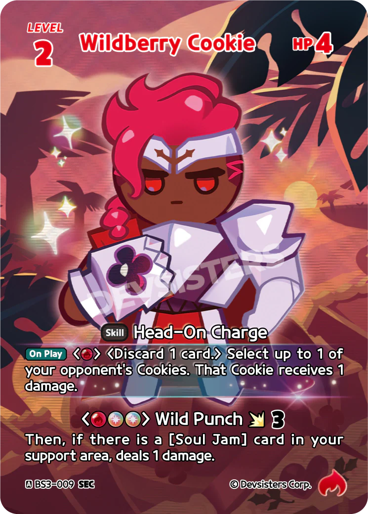 BS3-009 Wildberry Cookie [SEC]