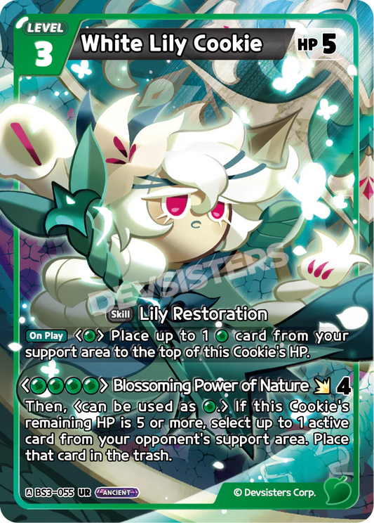 BS3-055 White Lily Cookie [UR]