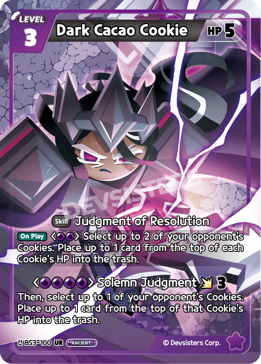 BS3-100 Dark Cacao Cookie [UR]