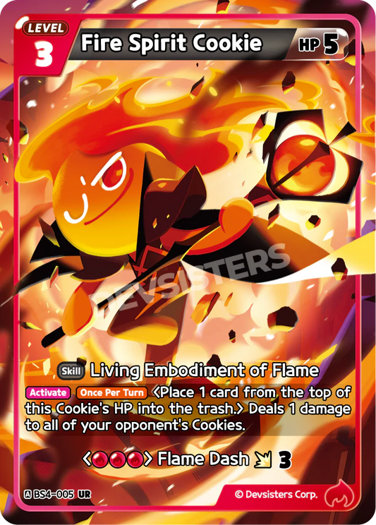 BS4-005 Fire Spirit Cookie [UR]