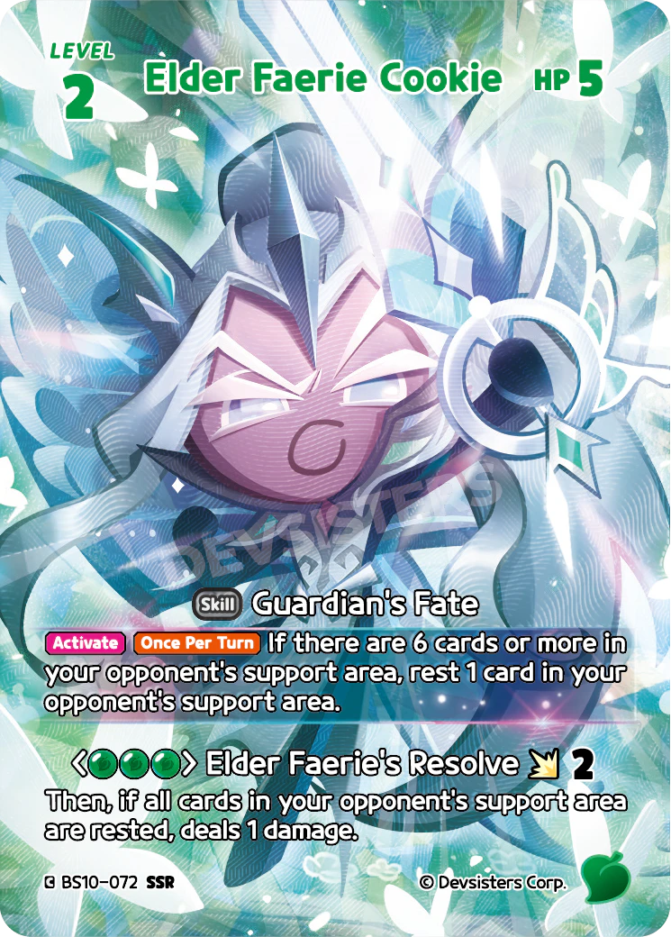 BS10-072 Elder Faerie Cookie [SSR] Paradise of Passion and Sloth & Silence of Conviction