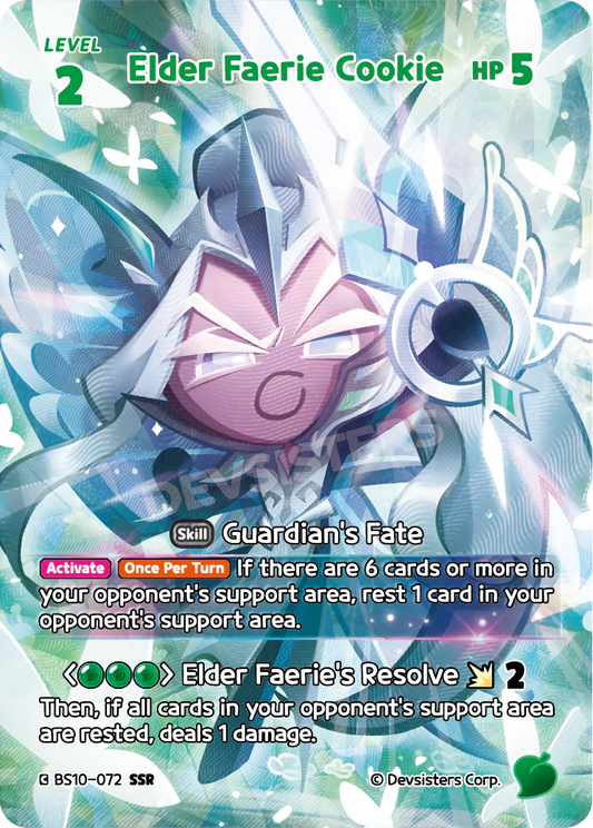 BS10-072 Elder Faerie Cookie [SSR] Paradise of Passion and Sloth & Silence of Conviction