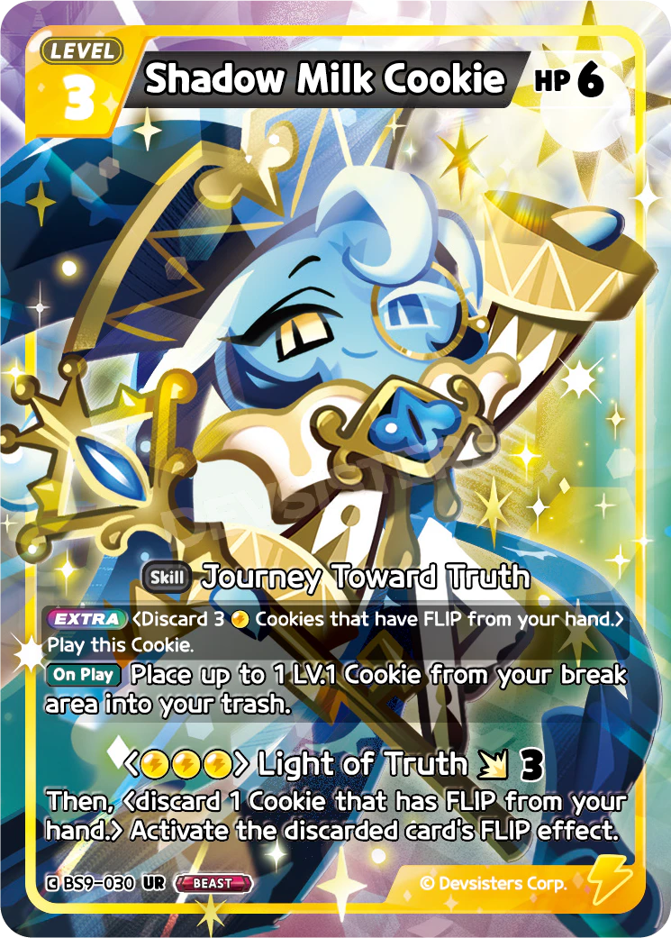 BS9-030 Shadow Milk Cookie [UR] A Game of Truth and Deceit