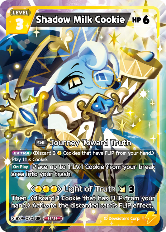 BS9-030 Shadow Milk Cookie [UR] A Game of Truth and Deceit