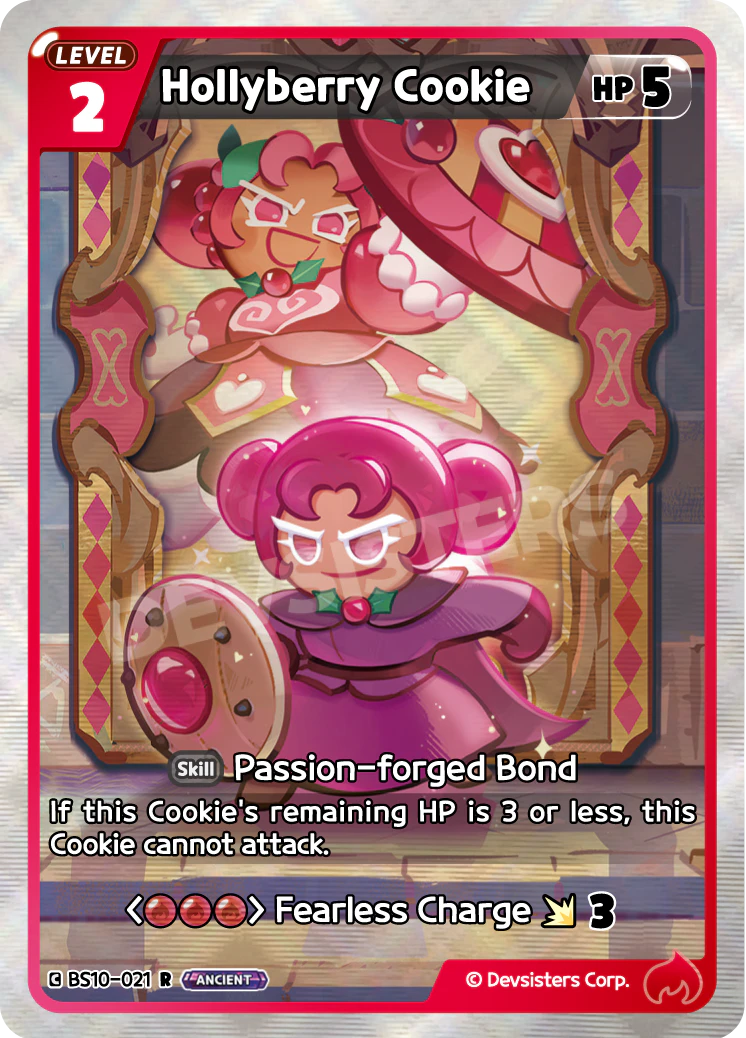 BS10-021 Hollyberry Cookie [R] Paradise of Passion and Sloth & Silence of Conviction
