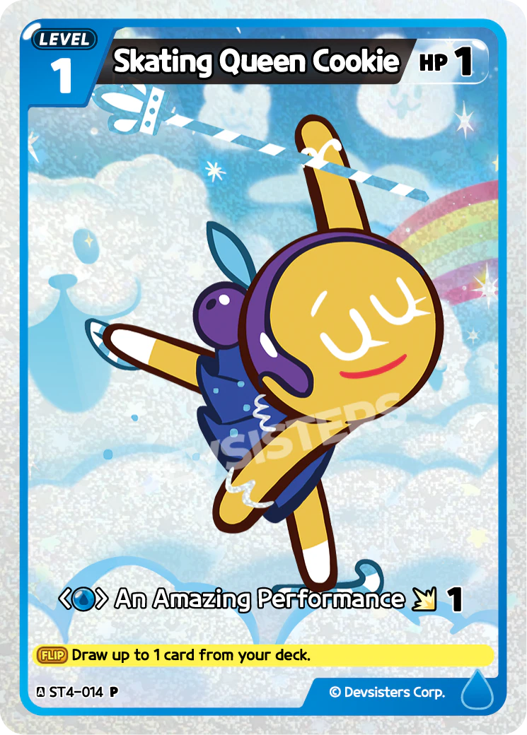 ST4-014 Skating Queen Cookie [P] Exclusive Promo