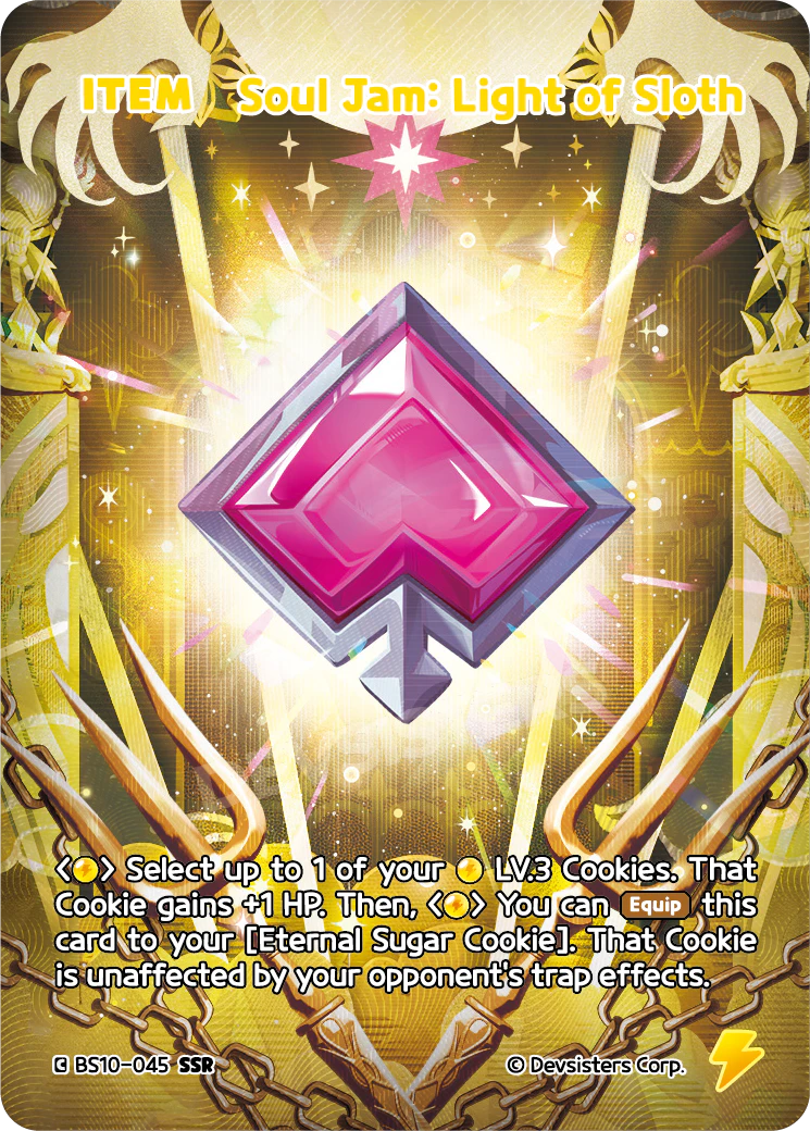 BS10-045 Soul Jam: Light of Sloth [SSR] Paradise of Passion and Sloth & Silence of Conviction