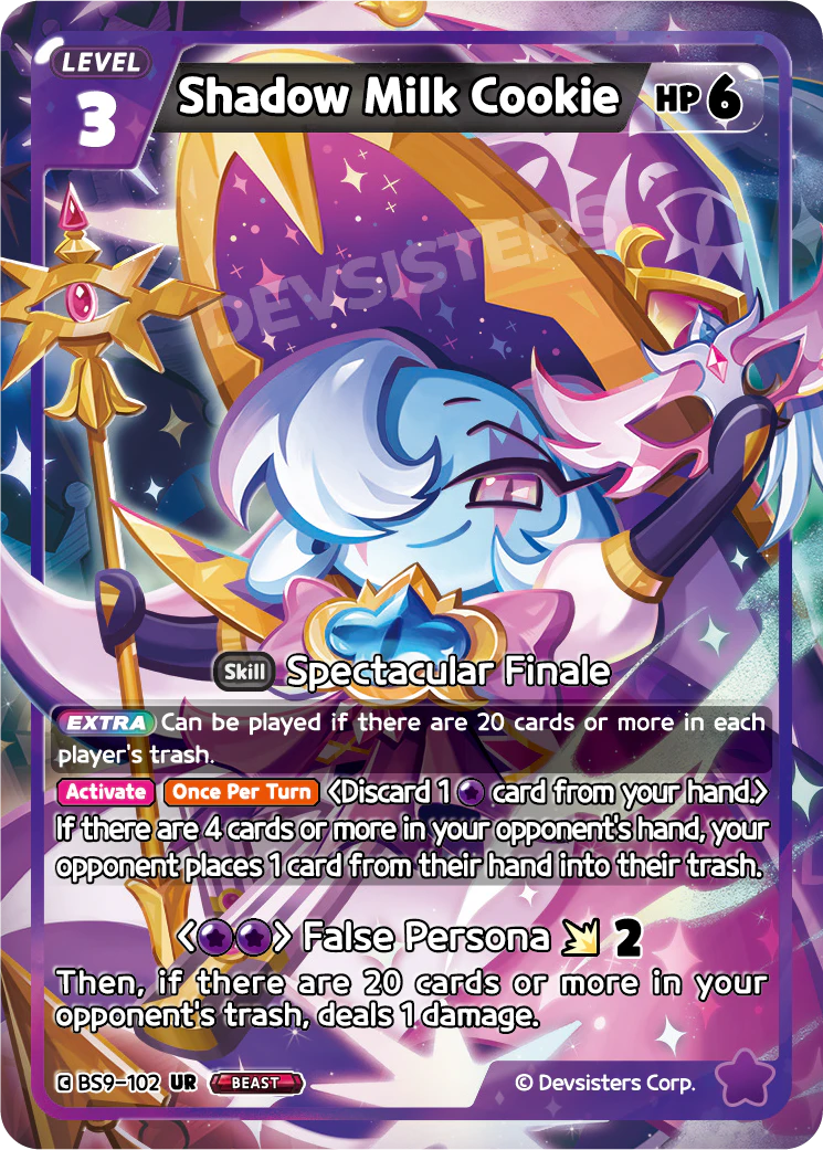 BS9-102 Shadow Milk Cookie [UR] A Game of Truth and Deceit
