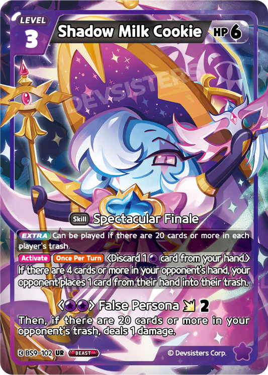 BS9-102 Shadow Milk Cookie [UR] A Game of Truth and Deceit