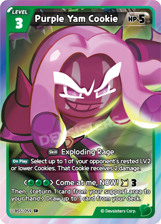 BS5-059 Purple Yam Cookie [SR] Operation Timeguard