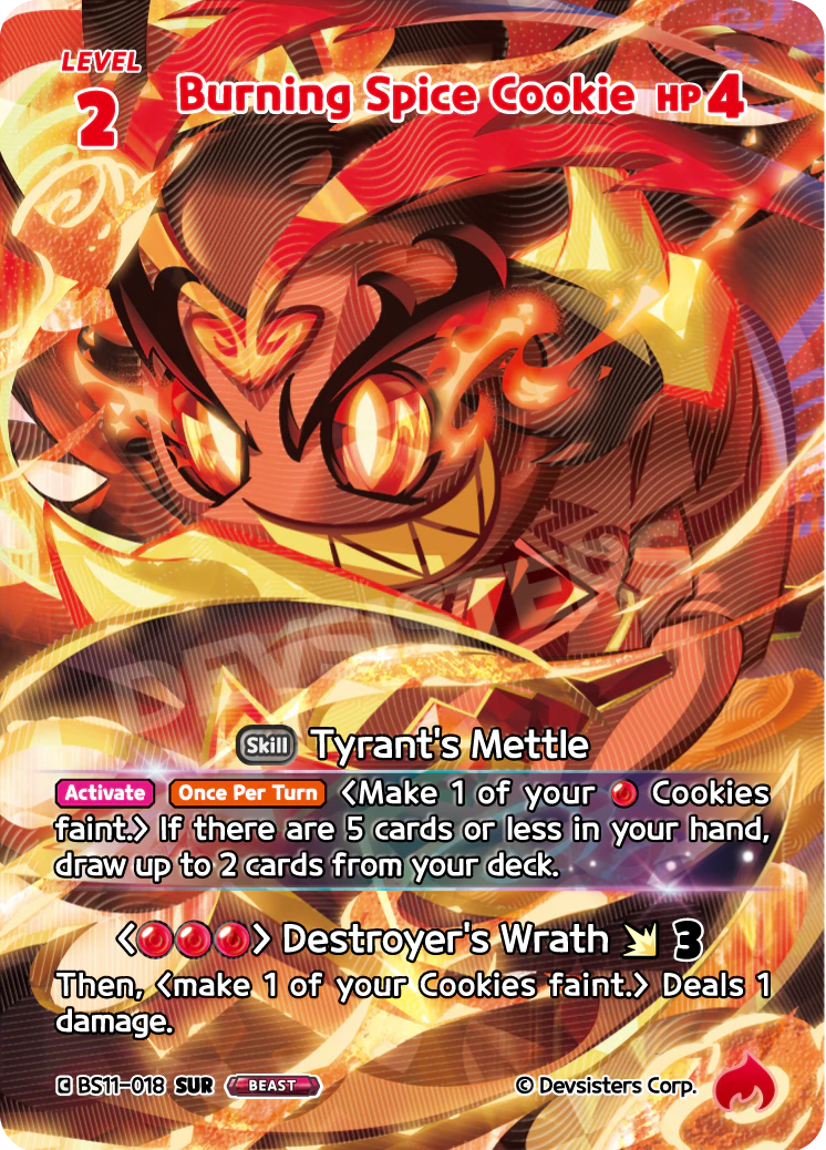 BS11-018 Burning Spice Cookie [SUR] The Dark Enchantress War