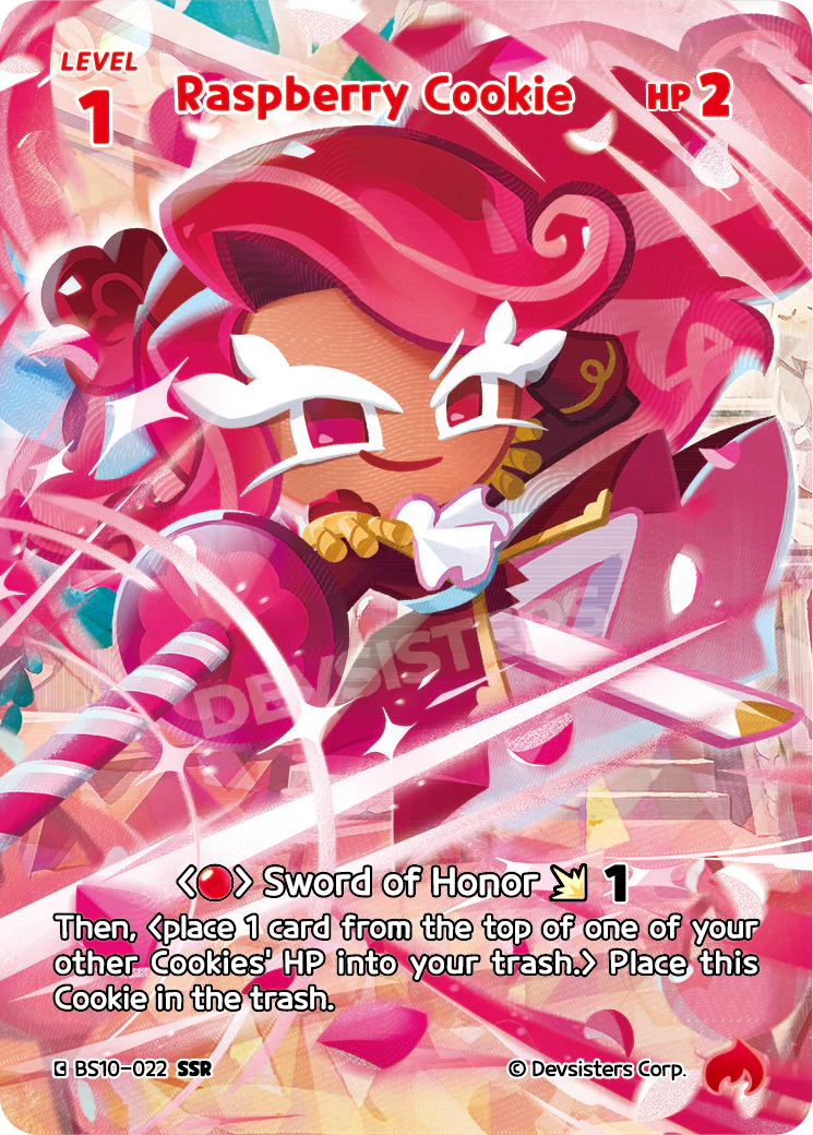 BS10-022 Raspberry Cookie [SSR] Paradise of Passion and Sloth & Silence of Conviction