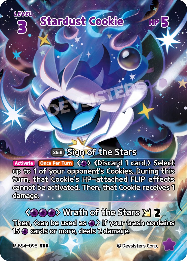 BS4-098 Stardust Cookie [SUR] Age of Heroes and Kingdoms