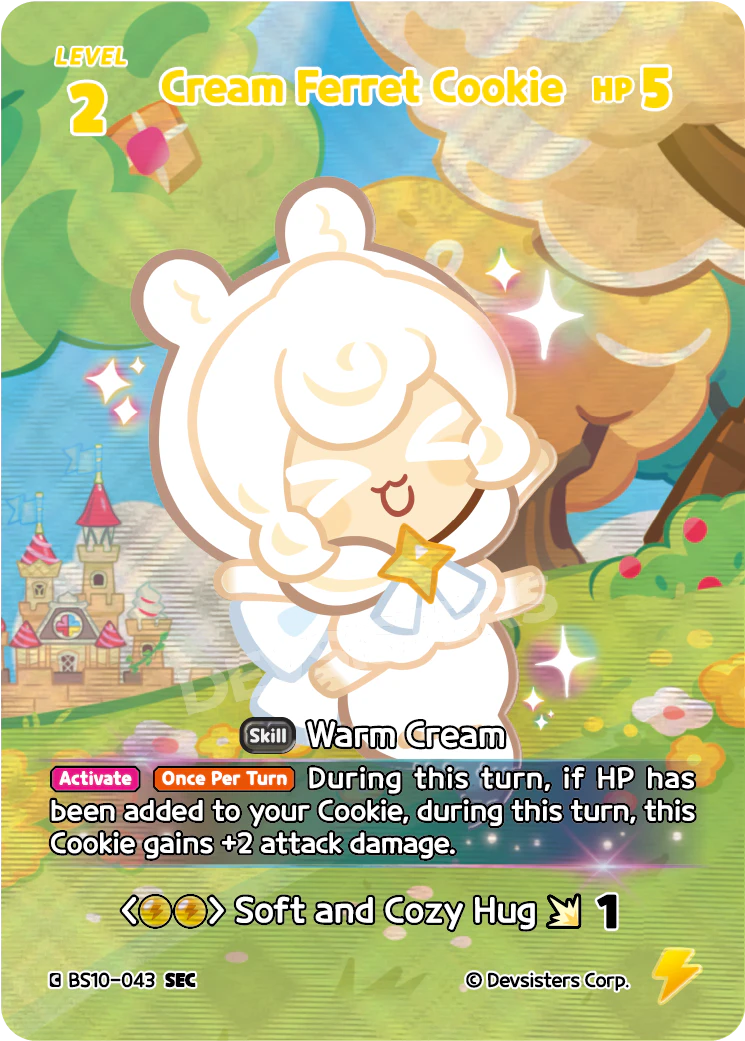 BS10-043 Cream Ferret Cookie [SEC] Paradise of Passion and Sloth & Silence of Conviction