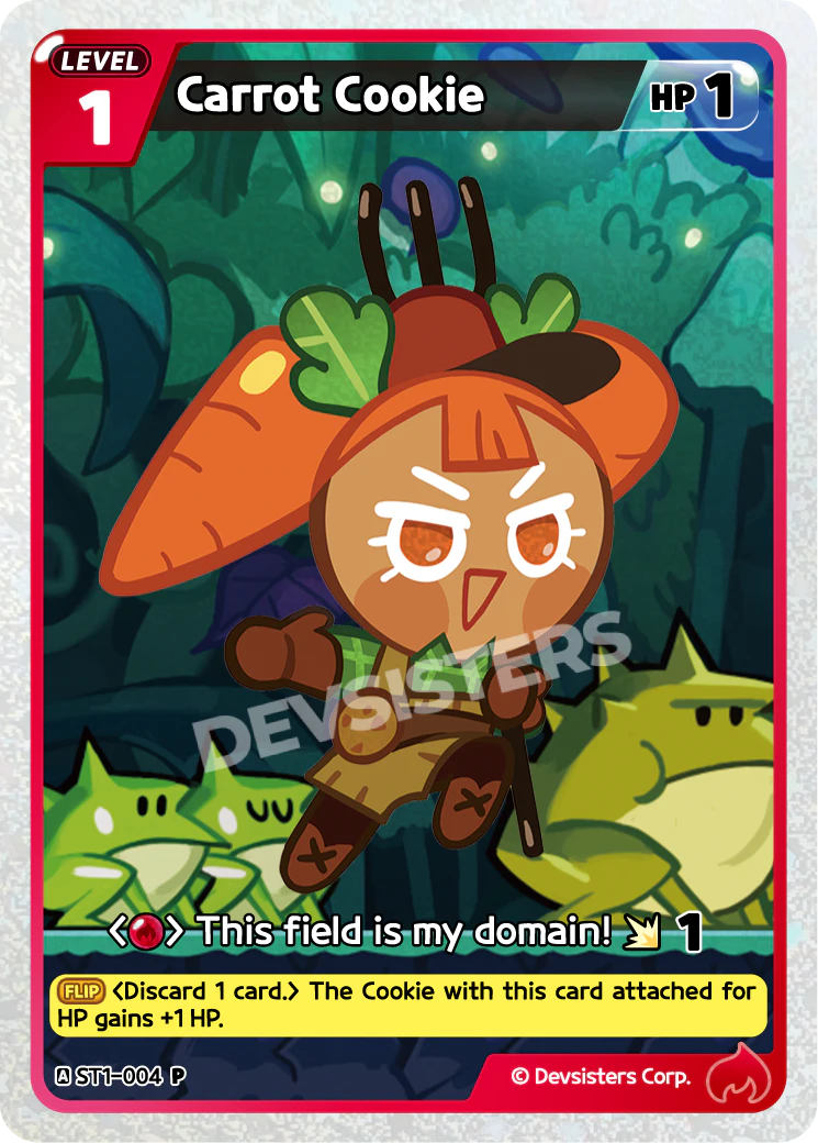 ST1-004 Carrot Cookie [P] Exclusive Promo