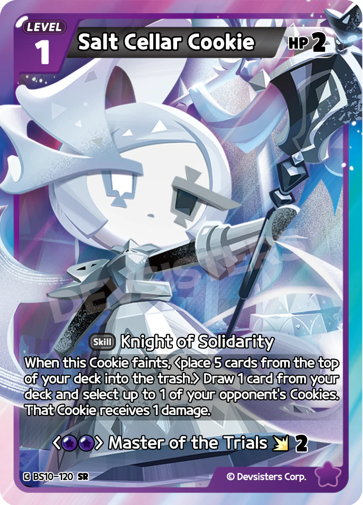 BS10-120 Salt Cellar Cookie [SR] Paradise of Passion and Sloth & Silence of Conviction