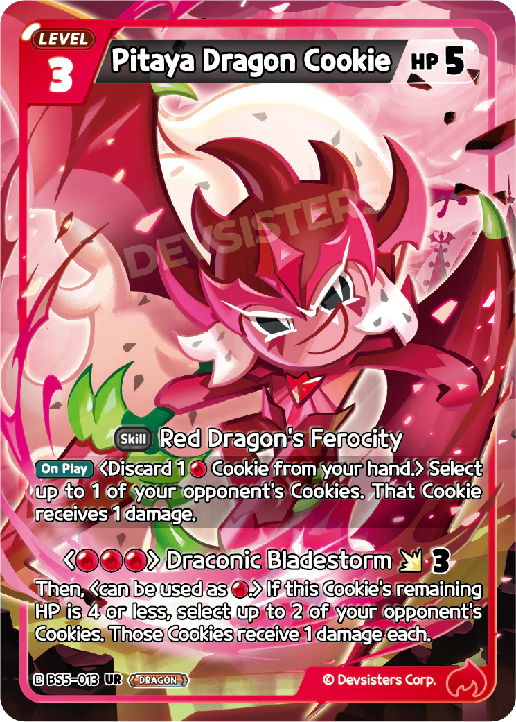 BS5-013 Pitaya Dragon Cookie [UR] Operation Timeguard