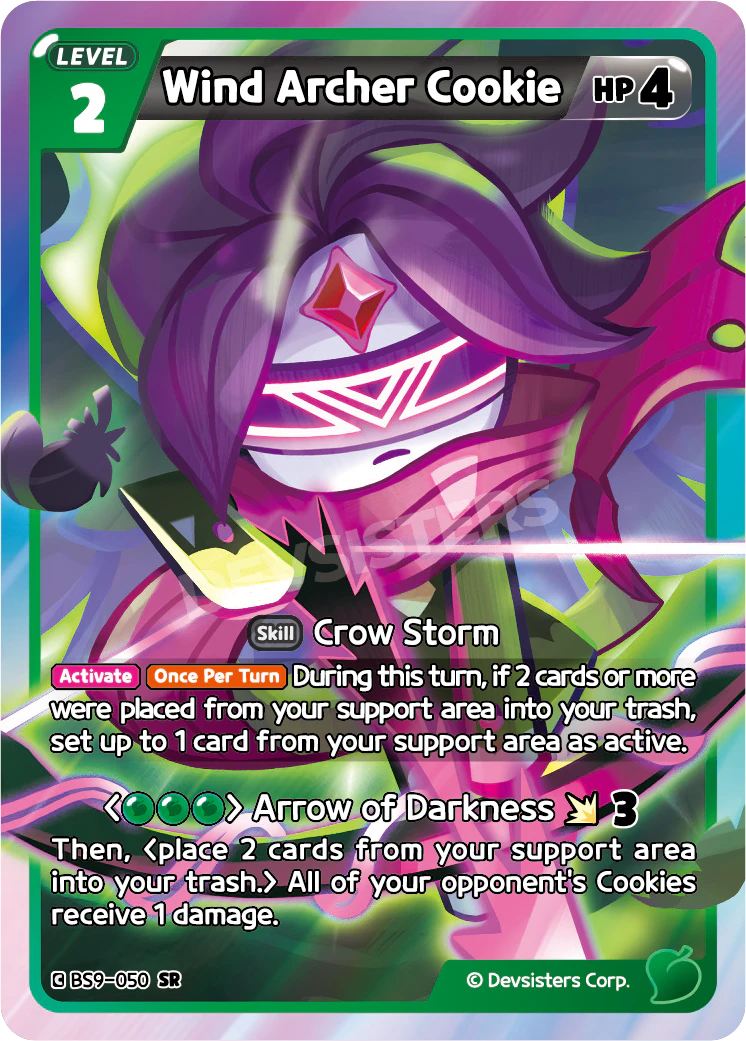 BS9-050 Wind Archer Cookie [SR] A Game of Truth and Deceit