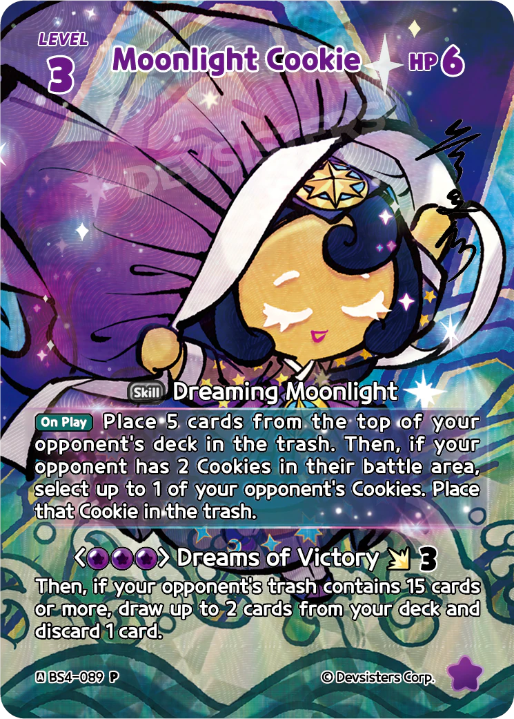 BS4-089 Moonlight Cookie [P] Obsidian Collectible Set
