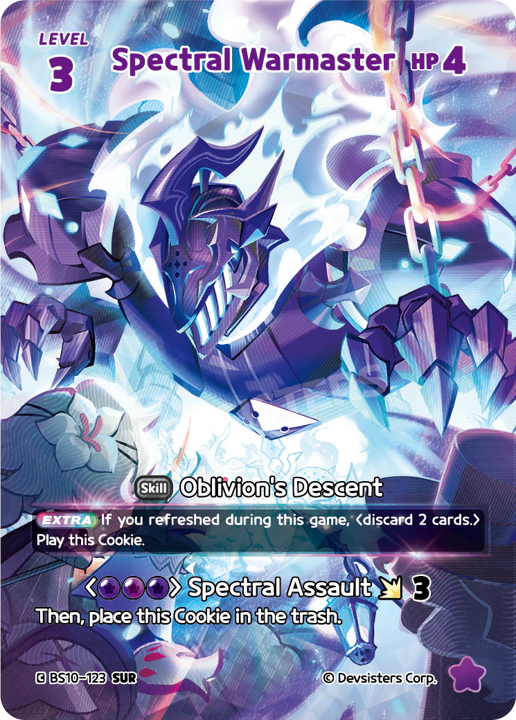 BS10-123 Spectral Warmaster [SUR] Paradise of Passion and Sloth & Silence of Conviction