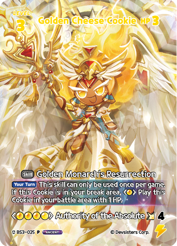 BS3-025 Golden Cheese Cookie [P] World Championship Collection Exclusive