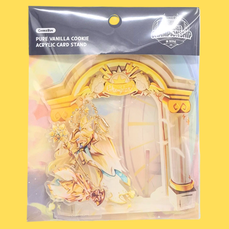 Cookie Run Braverse WCS Acrylic Card Stand (Pure Vanilla)