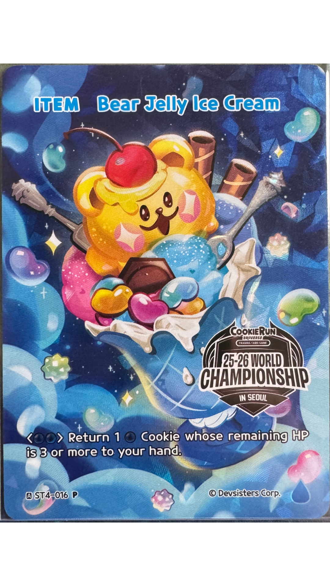 ST4-016 Bear Jelly Ice Cream [P] 2026 World Championship Exclusive Stamped