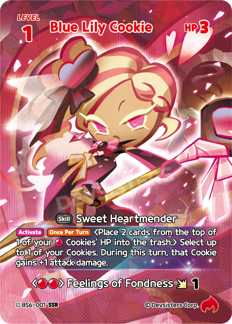 BS6-001 Blue Lily Cookie [SSR] Operation Timeguard