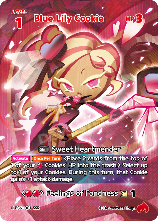 BS6-001 Blue Lily Cookie [SSR] Operation Timeguard