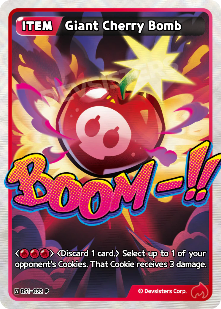 BS1-022 Giant Cherry Bomb [P] Cookie Party Exclusive Promo