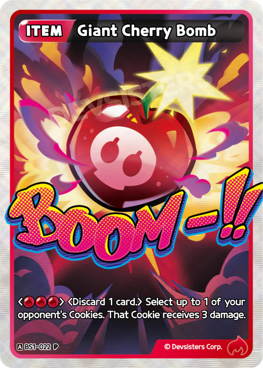 BS1-022 Giant Cherry Bomb [P] Cookie Party Exclusive Promo