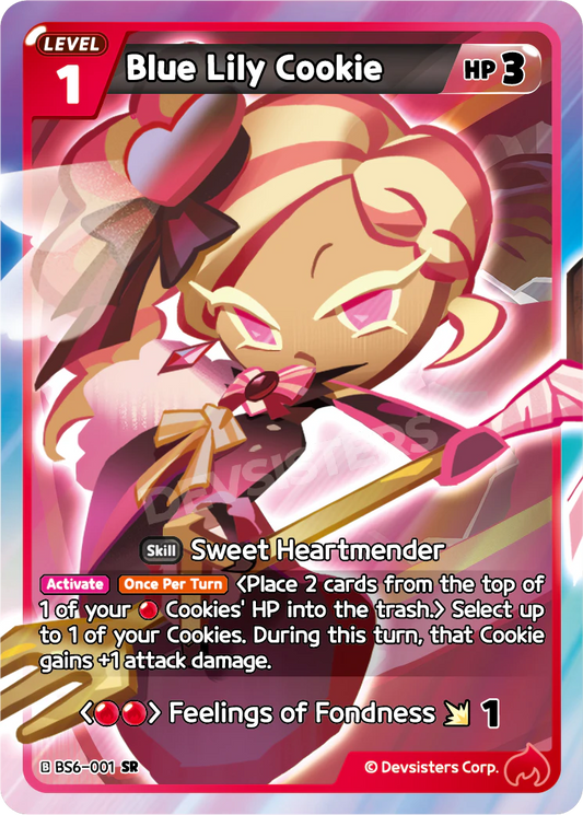 BS6-001 Blue Lily Cookie [SR] Operation Timeguard